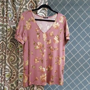 Papermoon Stitch Fix Floral Top 1X